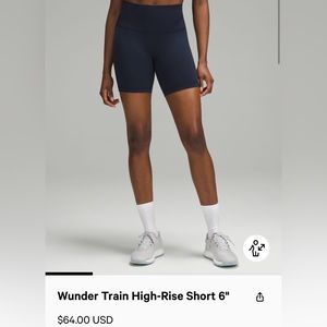 Lululemon Wunder Train High-Rise Short